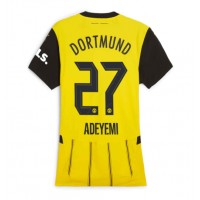 Fotbalové Dres Borussia Dortmund Karim Adeyemi #27 Dámské Domácí 2024-25 Krátký Rukáv